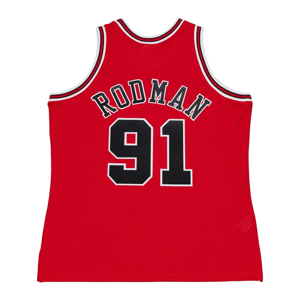 Chicago Bulls Dennis Rodman 1997-98 Mitchell & Ness swingman jersey - Red