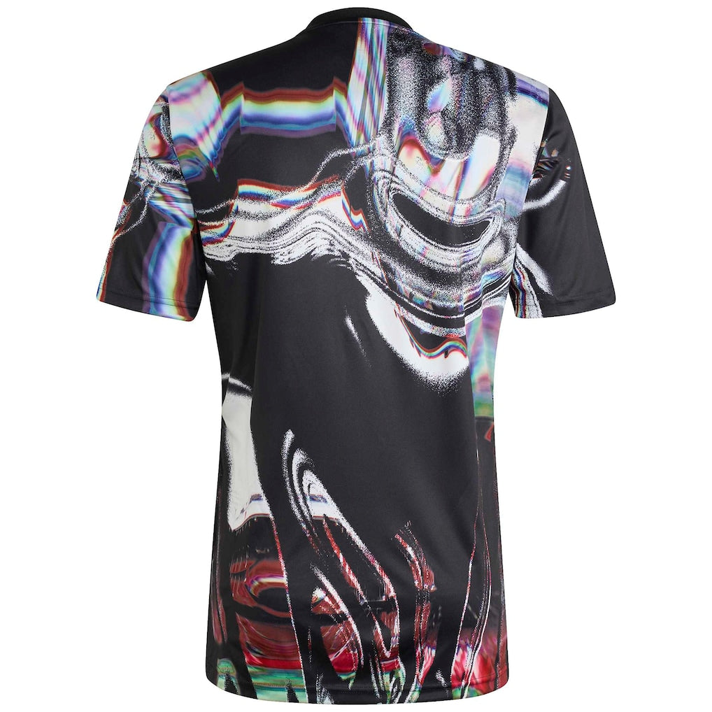 Manchester United Adidas Mens 25/26 Pre-Match Top Black