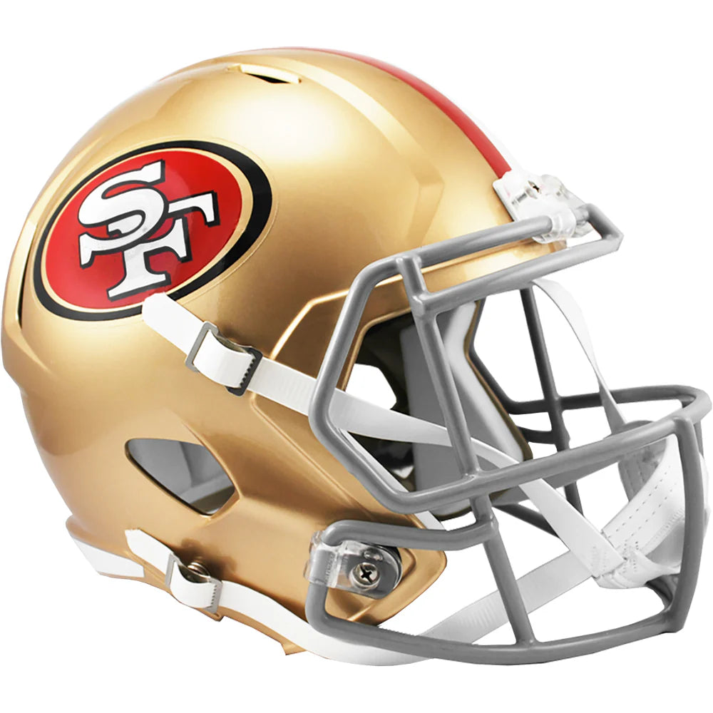 San Francisco 49ers Riddell FULL SIZE replica speed helmet