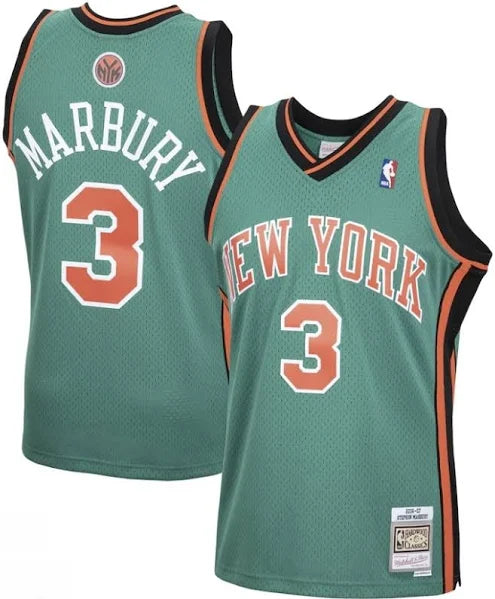 New York Knicks Stephon Marbury Mitchell & Ness 2006 alternate- green