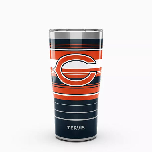 NFL® Chicago Bears - Hype Stripes Tervis Traveler - Stainless Steel Tumbler with Slider Lid