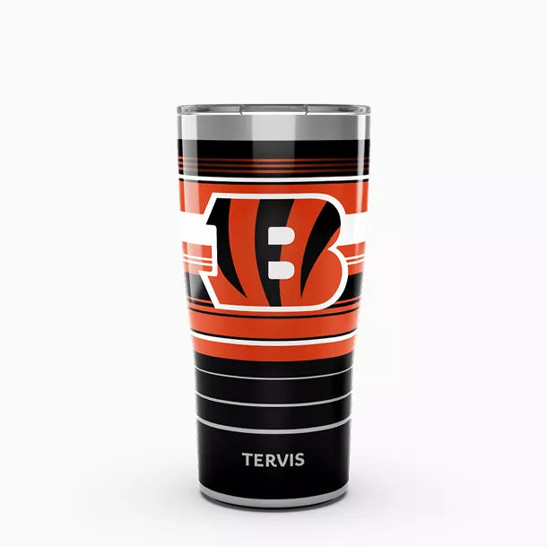 NFL® Cincinnati Bengals - Hype Stripes Tervis Traveler - Stainless Steel Tumbler with Slider Lid