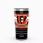 NFL® Cincinnati Bengals - Hype Stripes Tervis Traveler - Stainless Steel Tumbler with Slider Lid