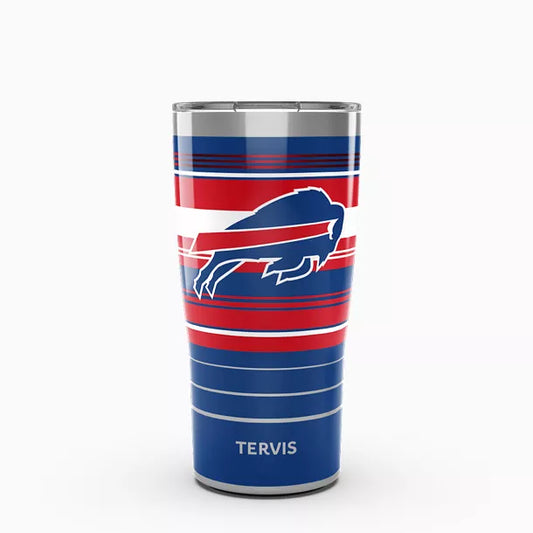 NFL® Buffalo Bills - Hype Stripes Tervis Traveler - Stainless Steel Tumbler with Slider Lid