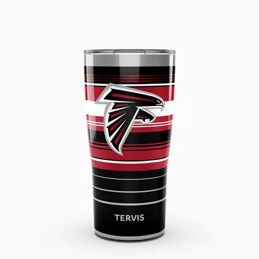 NFL® Atlanta Falcons - Hype Stripes Tervis Traveler - Stainless Steel Tumbler with Slider Lid