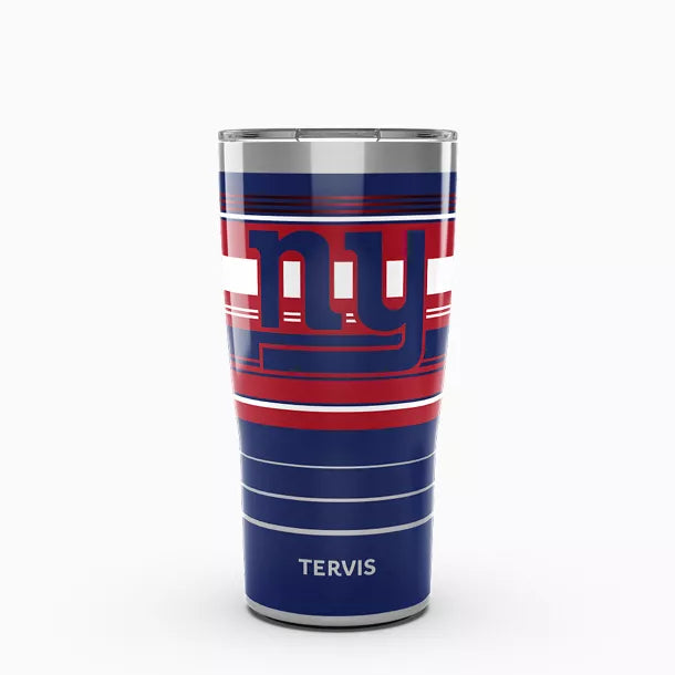 NFL® New York Giants - Hype Stripes Tervis Traveler - Stainless Steel Tumbler with Slider Lid