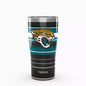 NFL® Jacksonville Jaguars - Hype Stripes Tervis Traveler - Stainless Steel Tumbler with Slider Lid