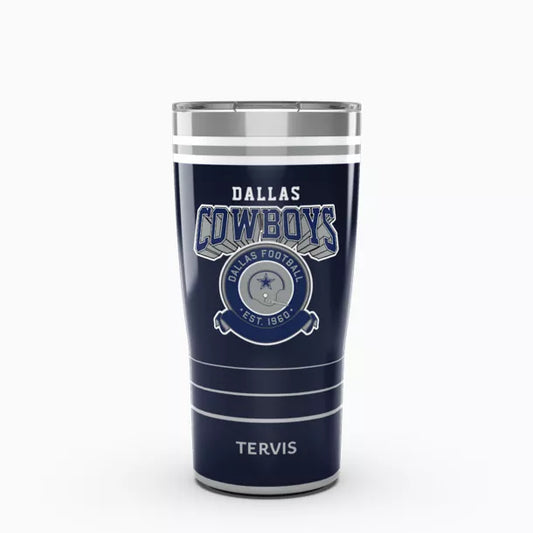 NFL® Dallas Cowboys - Vintage Tervis Traveler - Stainless Steel Tumbler with Slider Lid