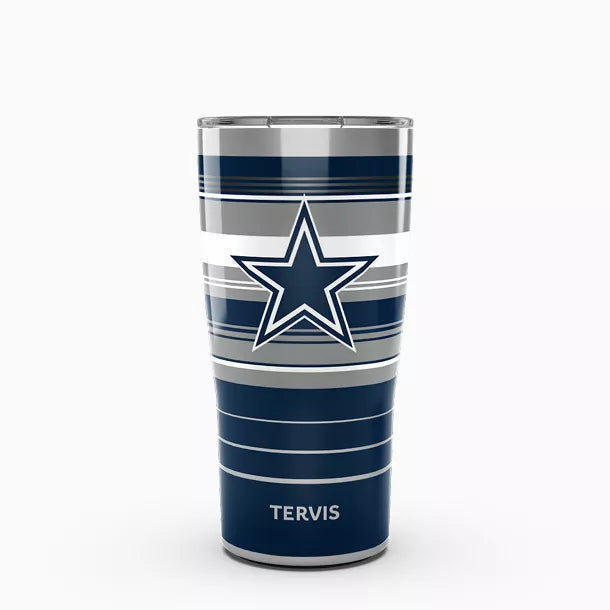 NFL® Dallas Cowboys - Hype Stripes Tervis Traveler - Stainless Steel Tumbler with Slider Lid